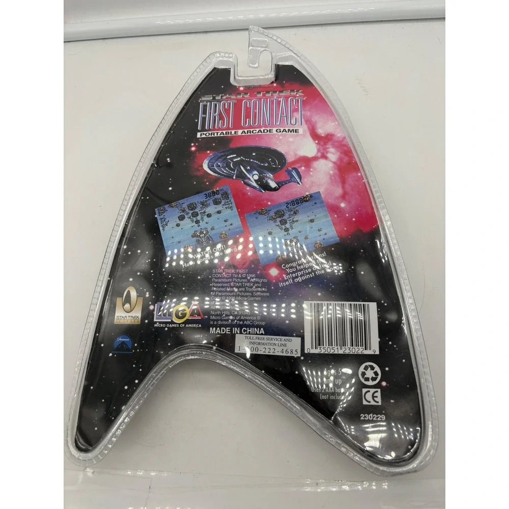 1996 MGA Star Trek First Contact, Handheld LCD Game, and Vtg Sci-Fi Collectible